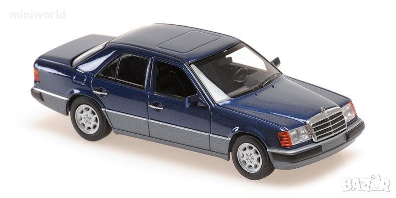 Mercedes-Benz 230E 1991 - мащаб 1:43 на Minichamps моделът е нов в PVC дисплей-кейс, снимка 1