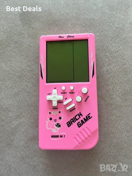 Brick game - електронна игра за деца - редене на тухлички- розова - нова, снимка 1