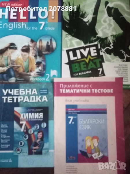 Учебници и пособия за 7 клас , снимка 1