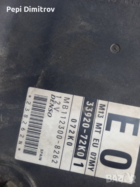 Компютър двигател SUZUKI SWIFT 1.3 DENSO MB112300-8262, MB1123008262, 33920-72K0, 3392072K0, снимка 1