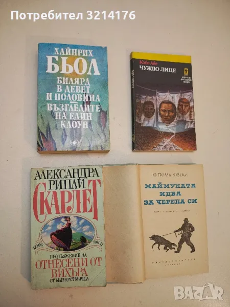 Скарлет. Том 2. Продължение на Отнесени от вихъра - Александра Рипли, снимка 1