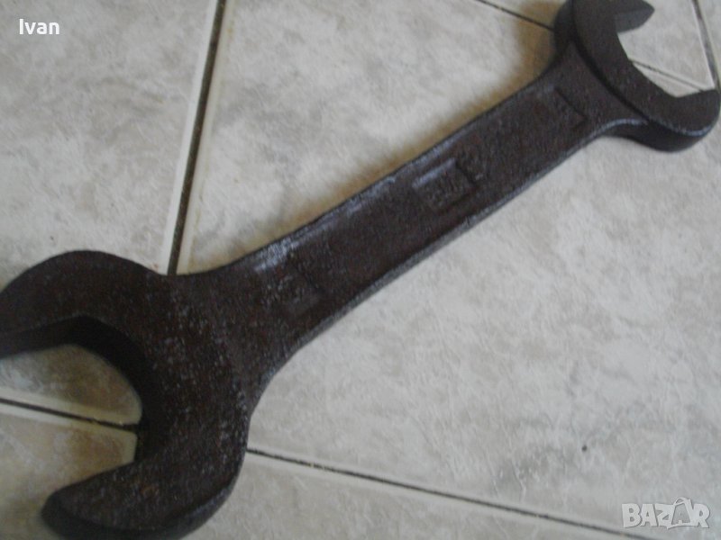 Размер 52-58мм-Голям Гаечен Ключ-За Камиони/Селскостопански Машини-Закалена Стомана-455мм, снимка 1