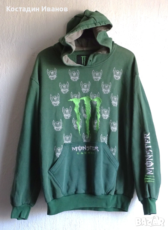 Monster Energy мъжки суичър XL Монстър Енерджи, снимка 1