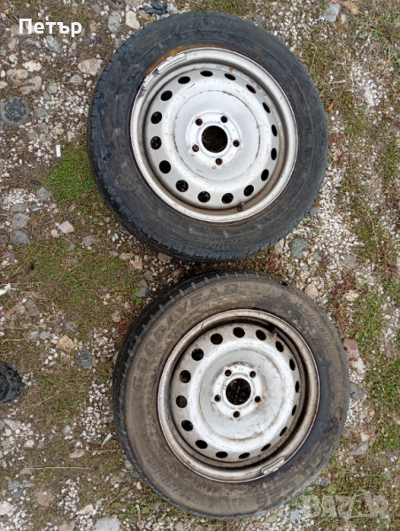 2 броя железни джанти 16ски за Рено Трафик Опел виваро 2001-2014г, снимка 1