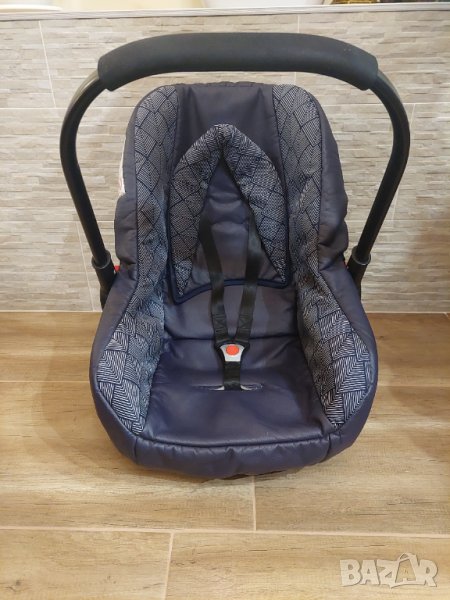 Синьо Кожено столче кошче за кола Adbor за дете  0 - 10 кг, снимка 1