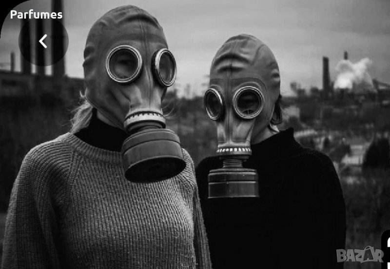 Противогаз с филтър активен въглен само за 25 лв за брой. Прилепва по цялата глава. Резервен филтър , снимка 1