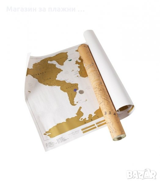 Скреч карта на света Travel Life - КОД 1078, снимка 1