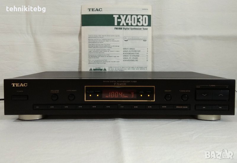 ⭐⭐⭐ █▬█ █ ▀█▀ ⭐⭐⭐ TEAC T-X4030 - висок клас тунер , 20 станции памет, снимка 1