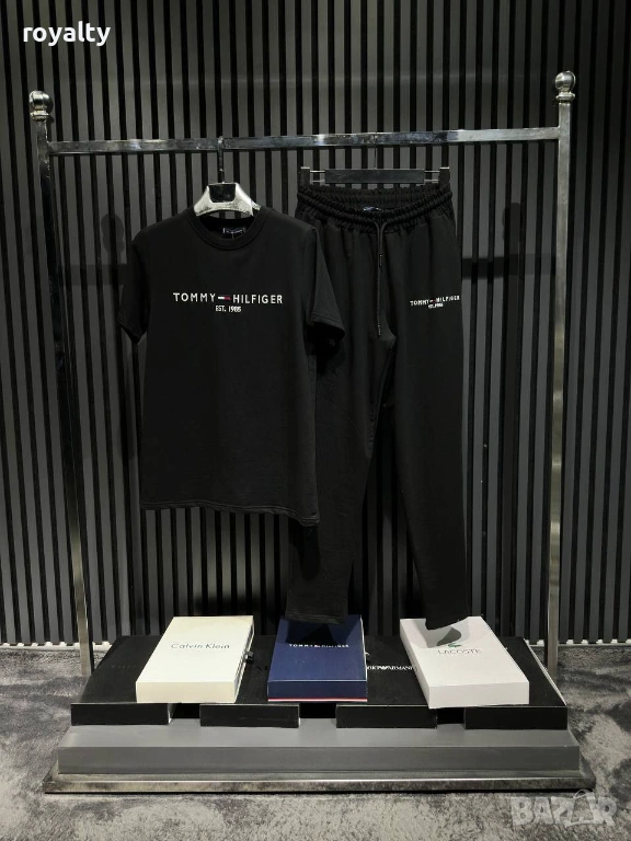 Tommy Hilfiger Черен Мъжки Нов Екип , снимка 1