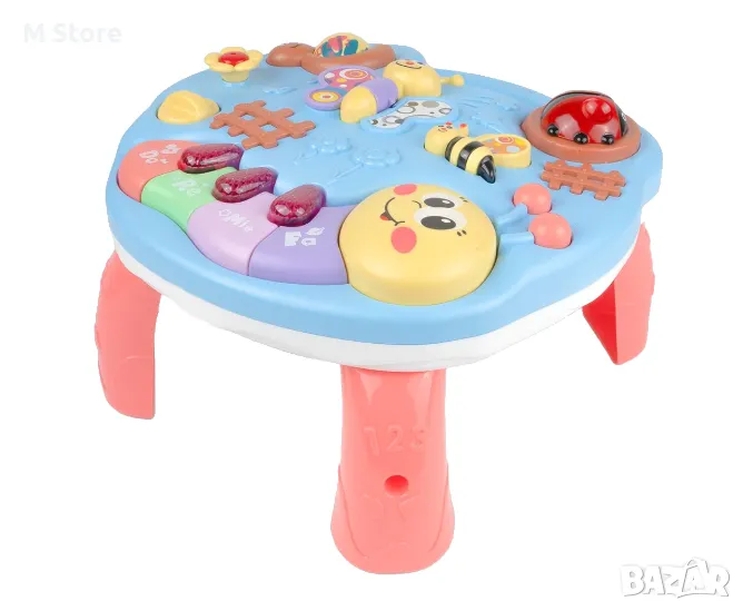 Интерактивна маса за деца и бебета, светлини и звуци,, снимка 1