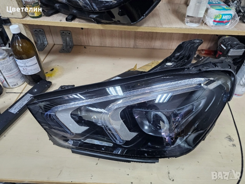 Ляв фар за Mercedes GLE W167 Multibeam lqv far мерцедес гле 167, снимка 1
