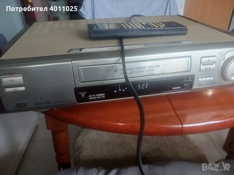 Топ video  JVC HR-S9400E  HiFi HighEnd S-VHS + слушалки JVC, снимка 1