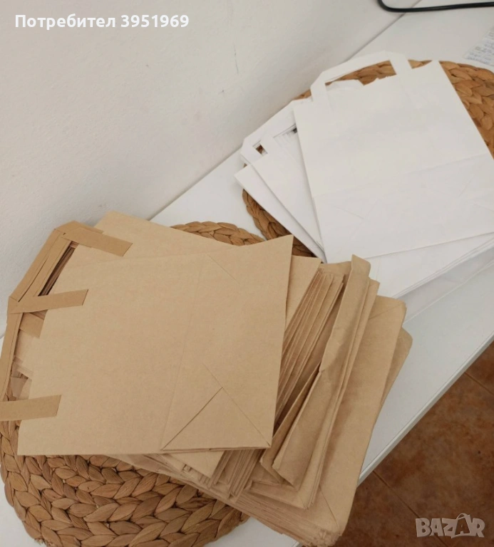 Хартиени торбички 110 броя, снимка 1