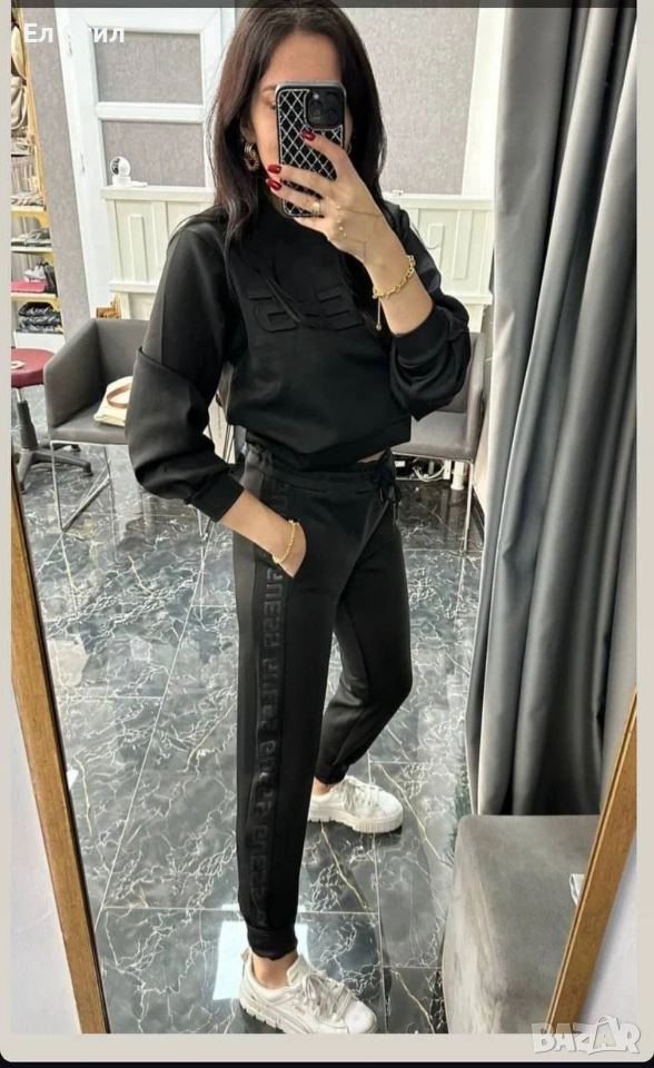 🌸Дамски комплект, Черно, неопрен, снимка 1