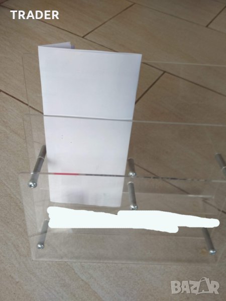 стойка за брошура флаери поставка стелаж  от лят полистирол , снимка 1