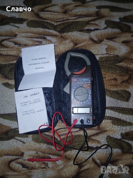 мултимер с клещи нов , снимка 1