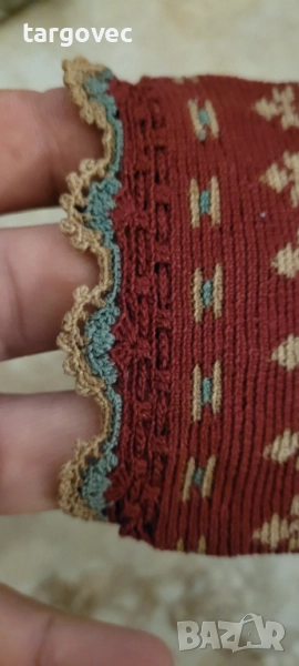 Изключителна старинна кесия пунгия за монети, снимка 1