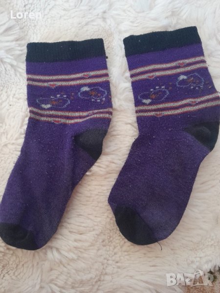 Подарявам!Лилави детски чорапки, снимка 1