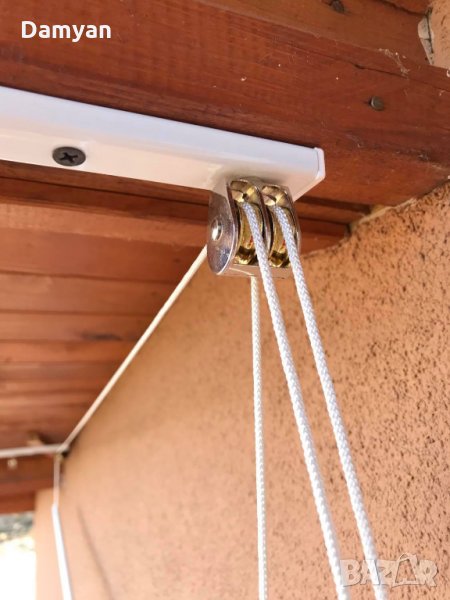 Таванен простор за сушене на дрехи (Метален), снимка 1