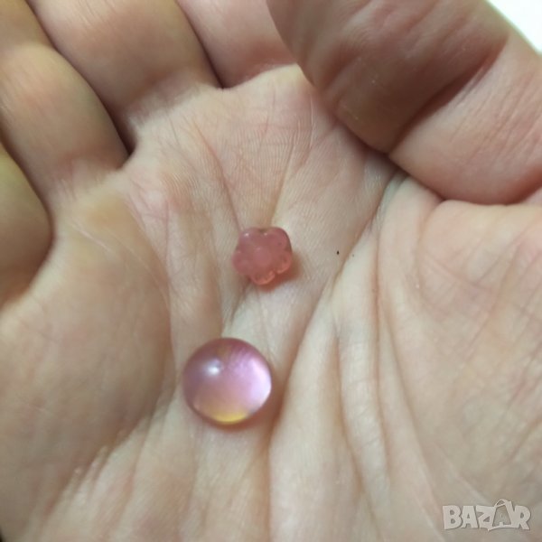 Естествен кабошон розов кварц с подарък НАМАЛЕНИ, снимка 1