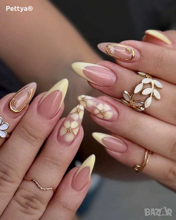 Изкуствени нокти 24бр. №28, снимка 1