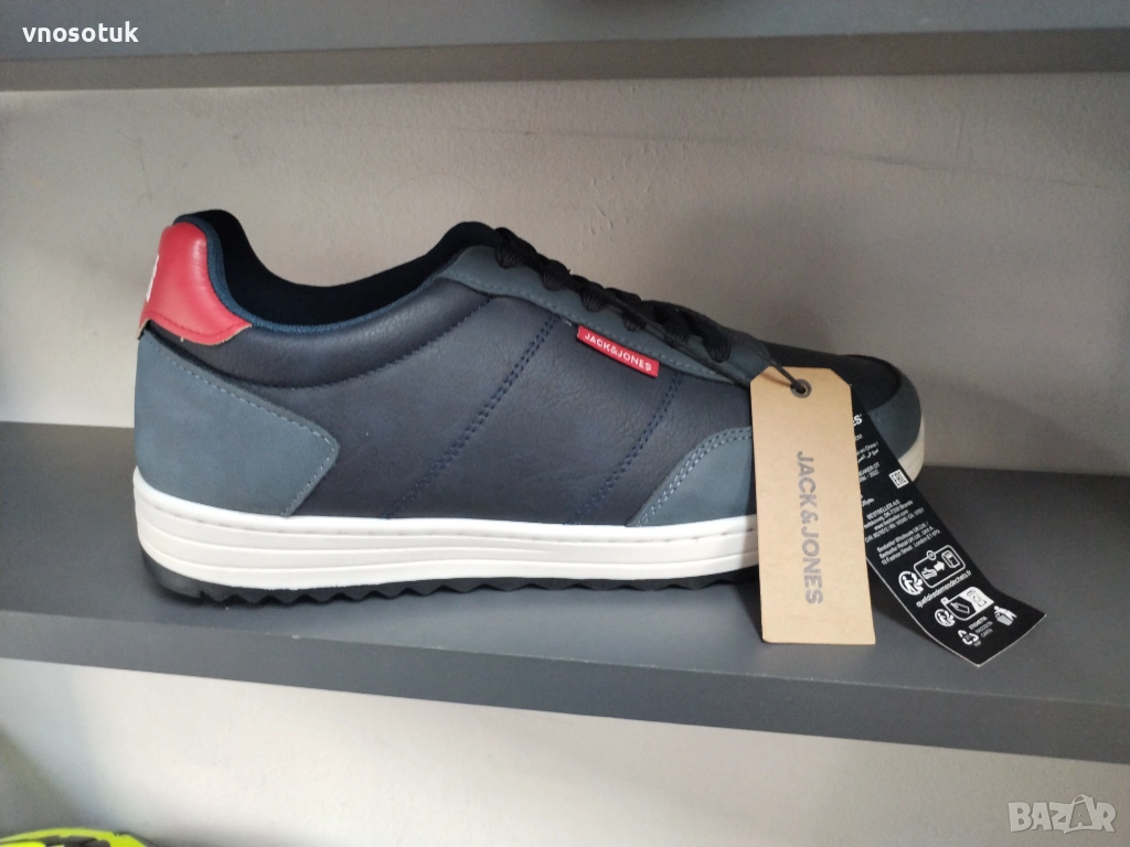 Мъжки кецове  JACK AND JONES  Black-№ 41, снимка 1