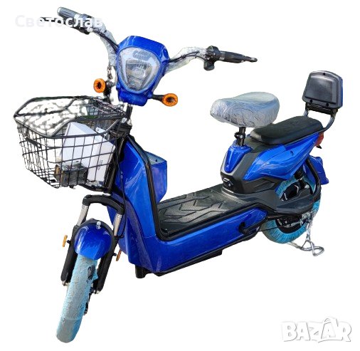 Електрически скутер EcoWay модел JY 450W мотор син цвят, снимка 1