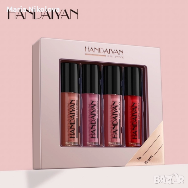 комплект 4 броя течни червила, снимка 1