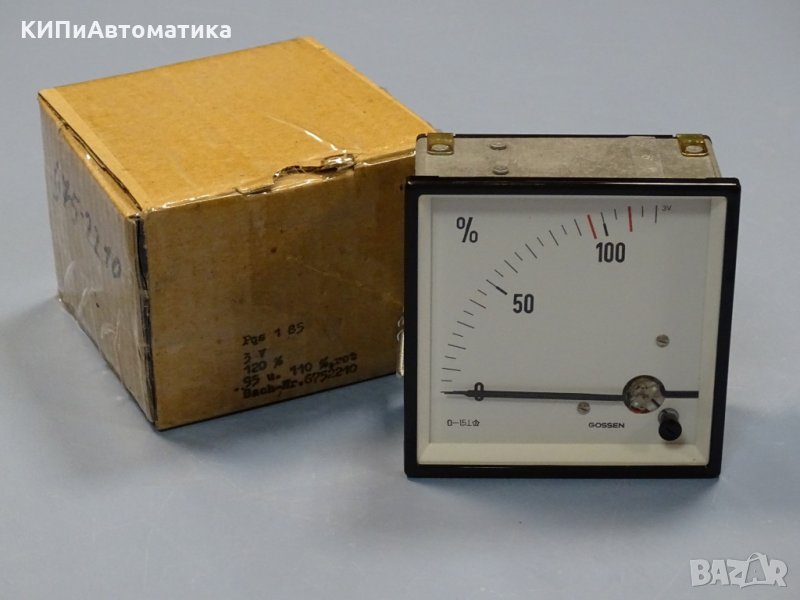 Стрелкови индикатор GOSSEN 3V, 120%, снимка 1