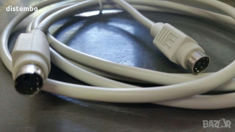 Кабел удължител PS/2 Mini DIN6мъжки - Mini DIN6женски,, снимка 1