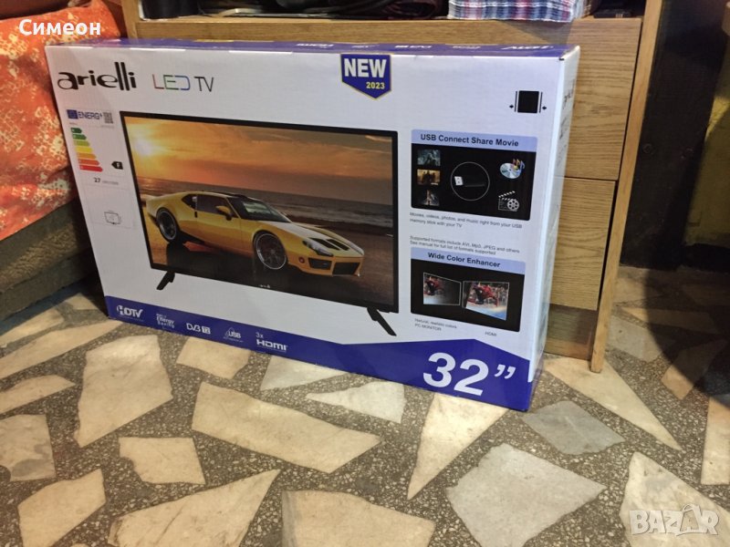 Нов телевизор 32”инча,LED,гаранция, снимка 1