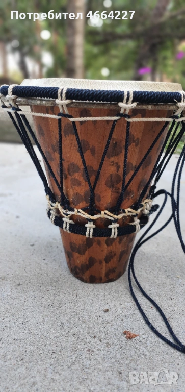 Автентично дървено джембе, снимка 1