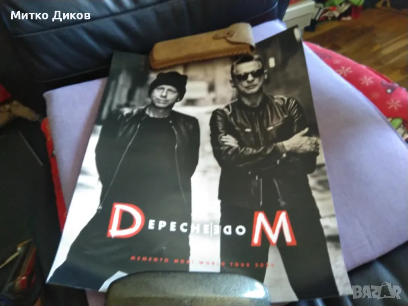 Плакат Депеш Мод Depeche Mode  Дейвид Гаан Мартин Горв калъвче 57х30см 	, снимка 1