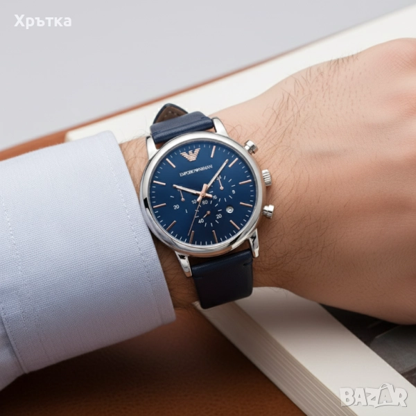 Emporio Armani Luigi Watch - Оригинален мъжки часовник, снимка 1