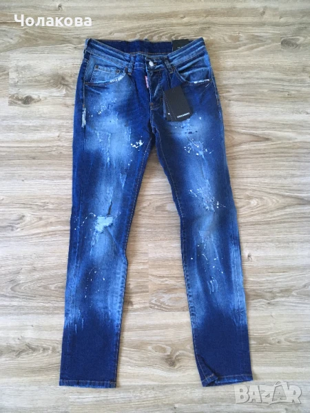 Dsquared2 мъжки дънки от ликвидация на магазин, размер 42, снимка 1