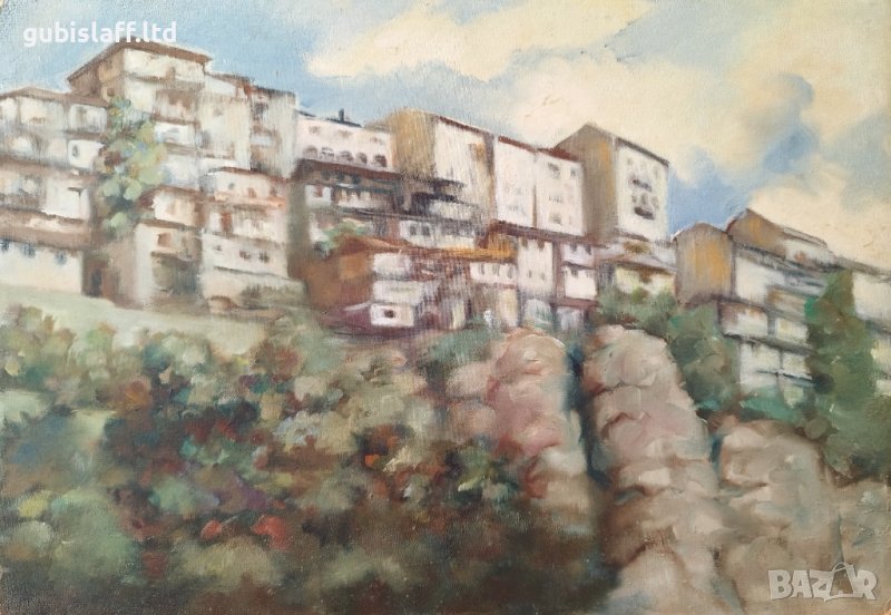 Картина, изглед от Велико Търново, 1970-те г., снимка 1