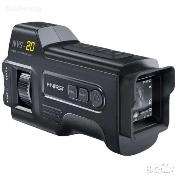 NVS-20, Монокуляр за нощно виждане 4К, запис на видео 3840x2160, снимка 1