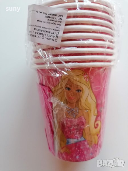 Парти чашки Барби, снимка 1