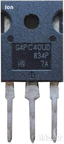 IRG4PC40UD IGBT+Di, 600V, 40A, 160W, снимка 1