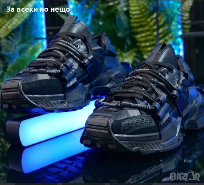 Dolce&Gabbana Унисекс👟Дамски Черни Маратонки С Кутия👟Мъжки Спортни Обувки Код S117, снимка 1