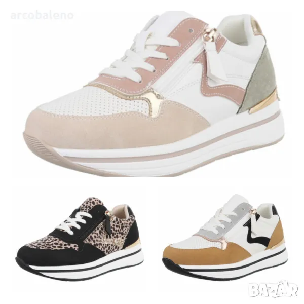 Дамски ниски кецове, 3цвята , снимка 1