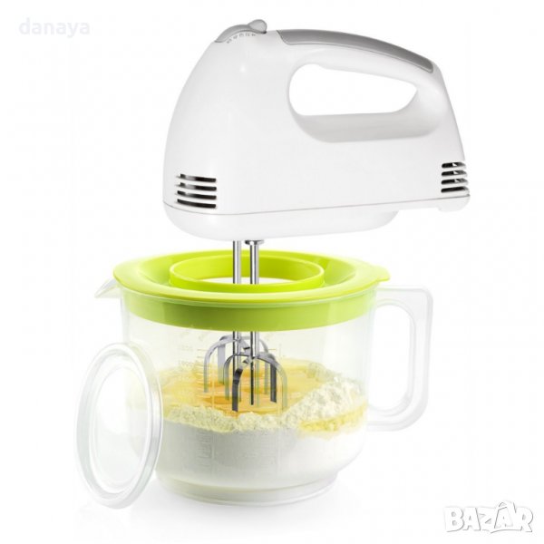 2846 Купа за миксер с капак и отвор против пръскане, 2 литра, снимка 1