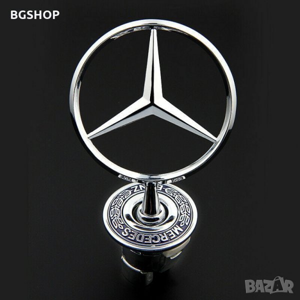 Емблема звезда за Mercedes Benz Silver Logo, снимка 1