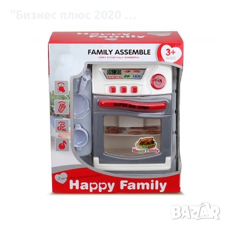 Детска готварска печка,  Звук, Светлини "Happy Family", снимка 1