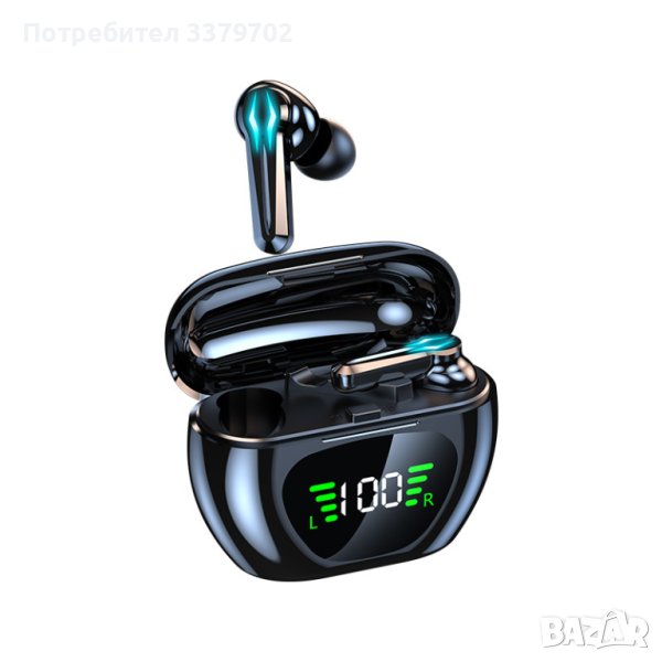 Безжични слушалки M29 Bluetooth, калъф за зареждане, водоустойчиви, Led, спортни слушалки, снимка 1