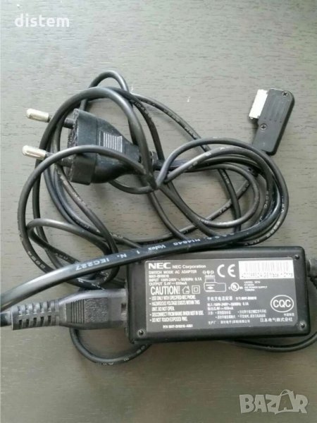 Зарядно устройство за батерии  NEC модел MAY-BH0010 вход.100-240V ~ 50 / 60Hz 0.1A 5.4V (63I), снимка 1