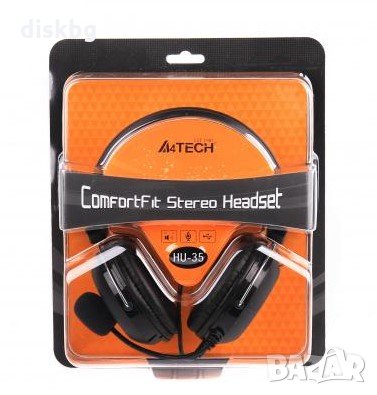 Нови USB слушалки с микрофон A4TECH HU-35 , снимка 1