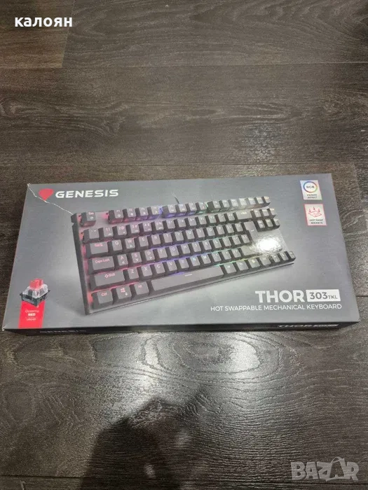 Механична клавиатура Genesis Thor 303 TKL – нова, неупотребявана, снимка 1