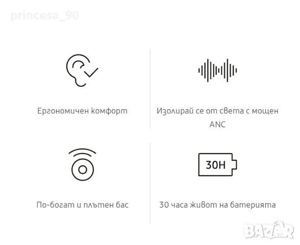 Слушалки Samsung Galaxy Buds FE, снимка 7 - Bluetooth слушалки - 49234948