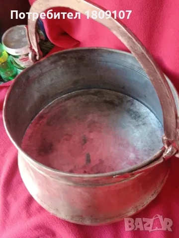 Меден казан 36х24 см, снимка 3 - Антикварни и старинни предмети - 49934527